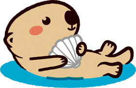 ラッコのイラスト/Sea otter