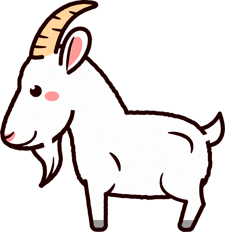 ヤギのイラスト/Goat