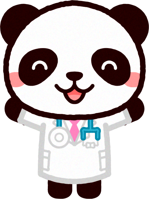 動物のお医者さんイラスト/パンダ