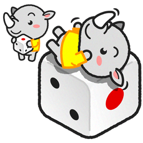 サイのイラスト