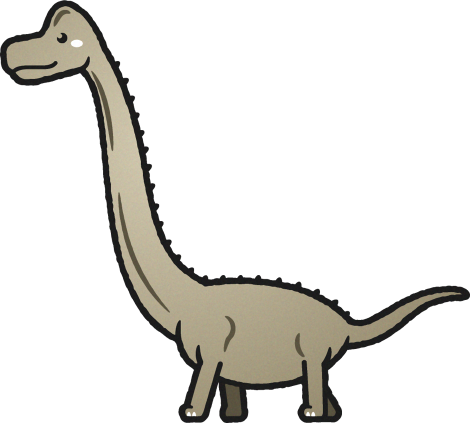 ブラキオサウルスのイラスト