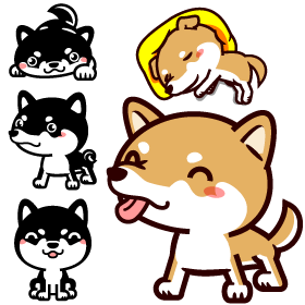 柴犬イラスト