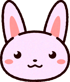 かわいいクマの顔のイラスト