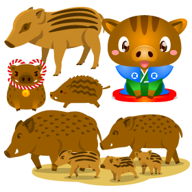 猪のイラスト