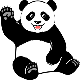 >パンダ/またねのイラスト