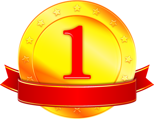 金メダルとリボンイラスト