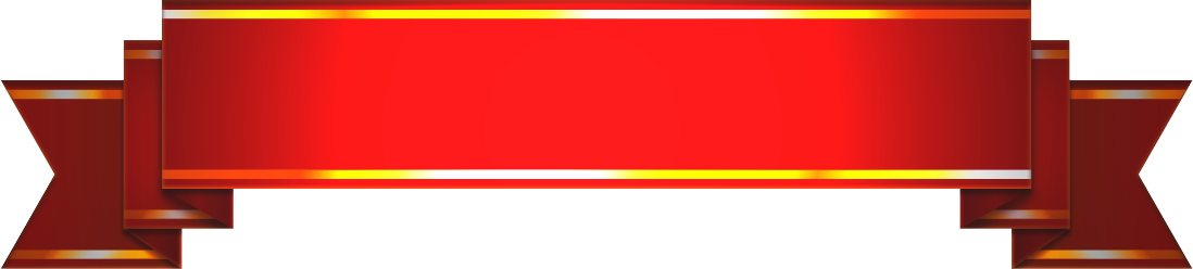 リボンイラスト2(赤/ストレート)