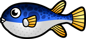 トラフグのイラスト