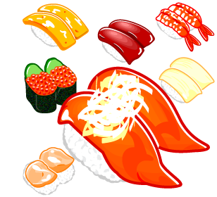 寿司のイラスト