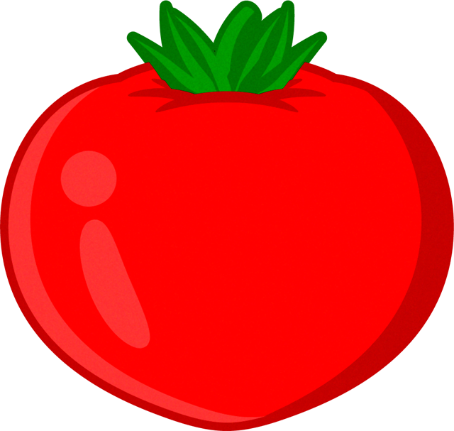 完熟トマトのイラスト