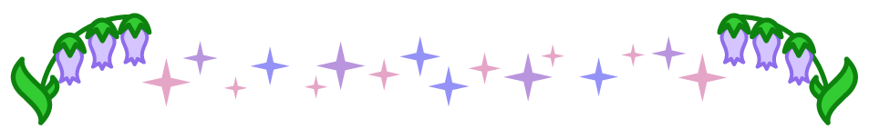 鈴蘭の花ライン・罫線イラスト