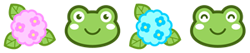 傘のライン・罫線イラスト