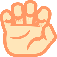 えの手話イラスト