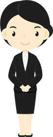 女性のイラスト/スーツ2