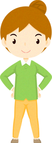 人の仕草イラスト_女性