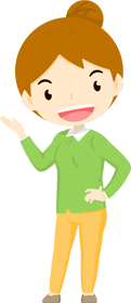 人の仕草イラスト_女性_案内