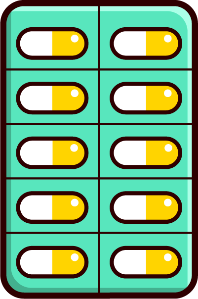 飲み薬のイラスト/カプセル