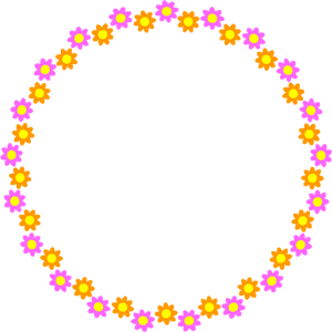 花飾り罫イラスト2
