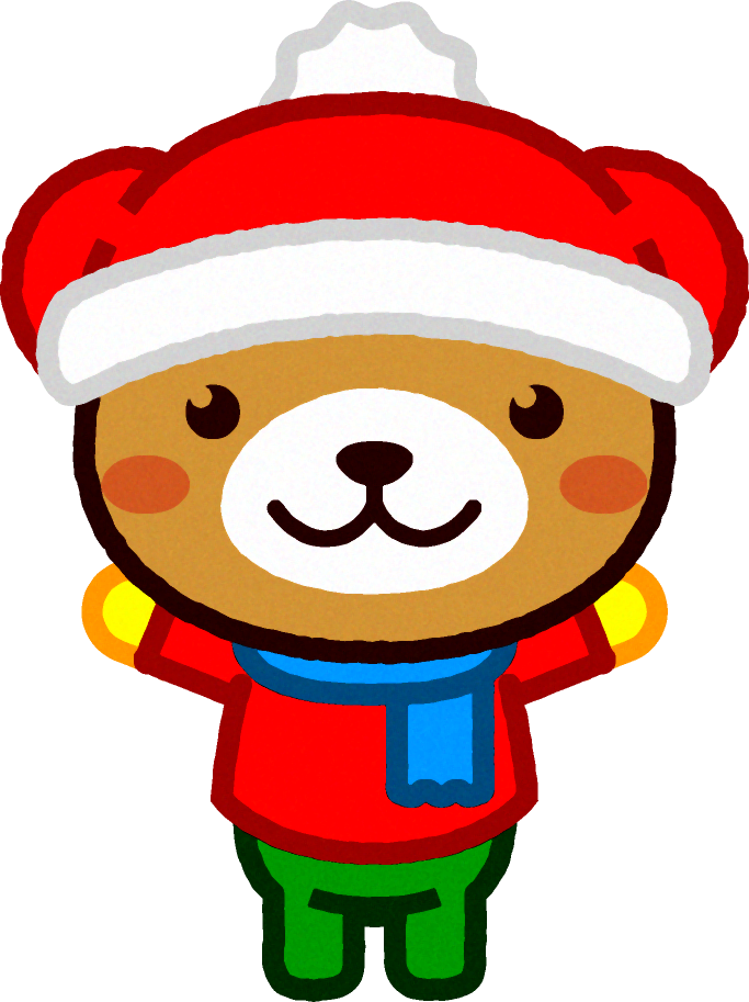 クマのイラスト/冬服