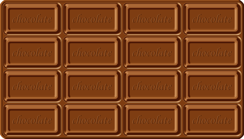 板チョコのイラスト3