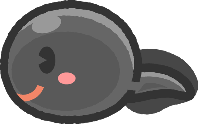 かわいいオタマジャクシのイラスト2