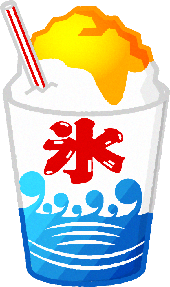 かき氷のイラスト/レモン