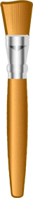 平筆イラスト