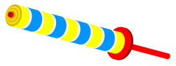 ペーパーヨーヨーのイラスト